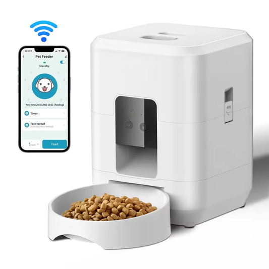Smart Automatic Pet Feeder with LCD Display
