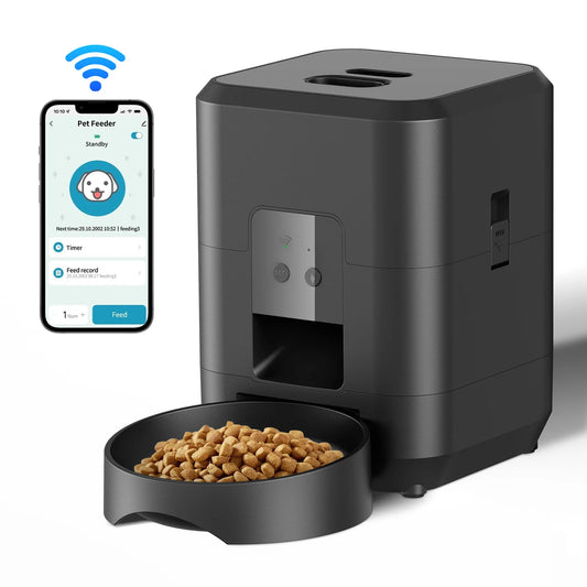 Smart Automatic Pet Feeder with LCD Display