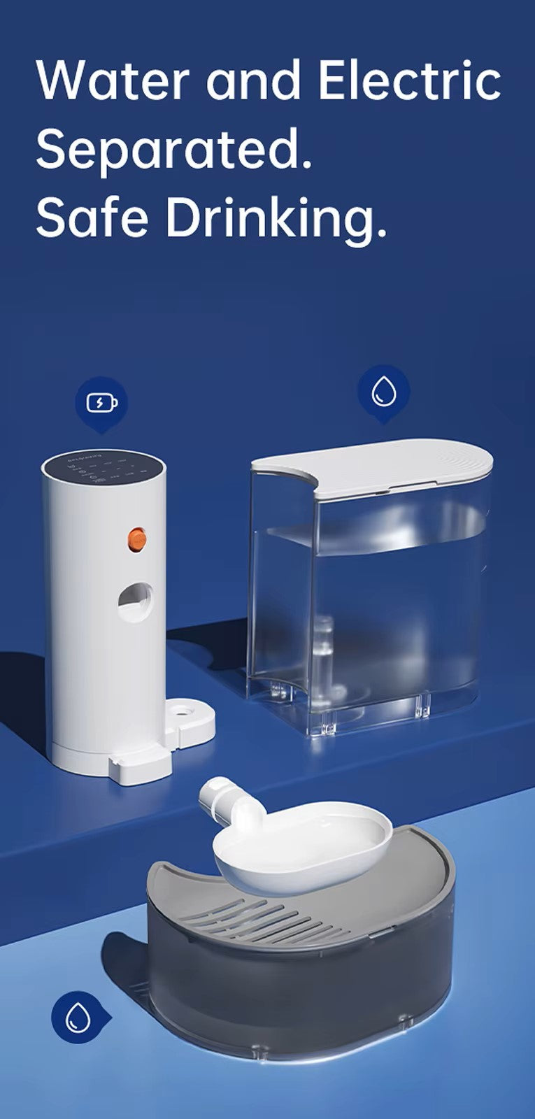 Smart Wireless cat Water Fountain